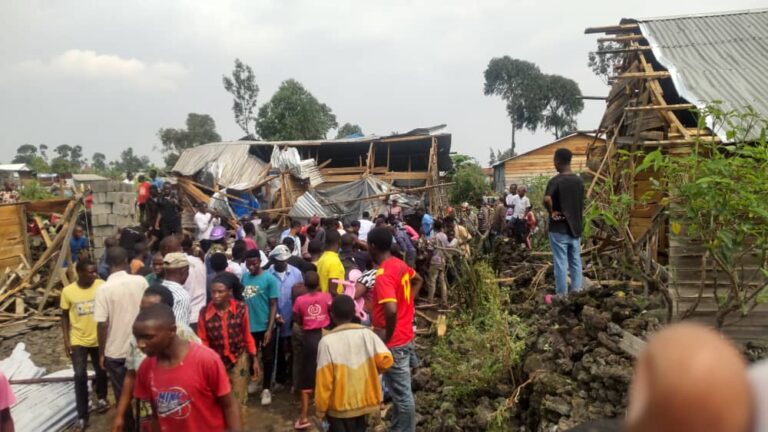 Nord-Kivu : une bombe larguée par les rebelles du M23 à Goma tue une personne et deux autres blessées