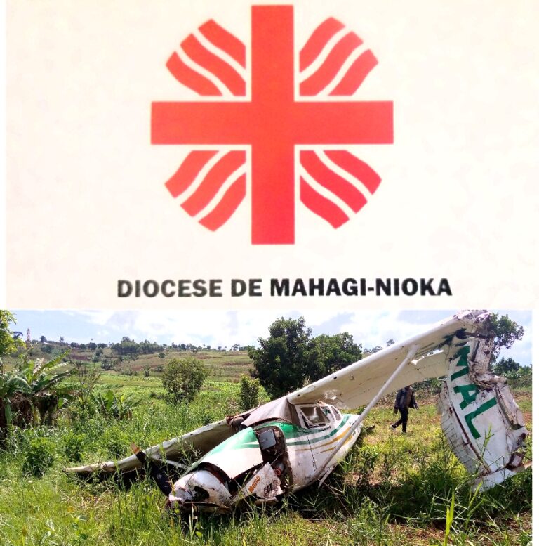 Mahagi/crash : la version du pilote contredite par CARITAS et des témoins