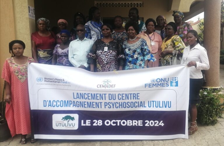 Bunia: Le CEMADEF disponibilise le centre de prise en charge psychosociale UTULIVU